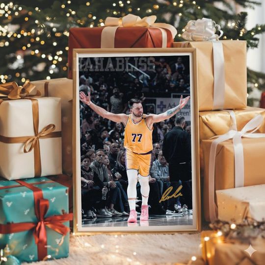 Vintage Luka Doncic Poster Christmas Gift For Fan