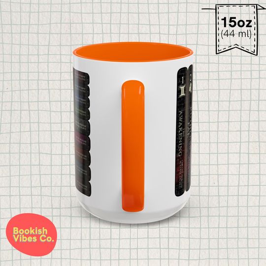 Zodiac Academy Book Spine Mug: Dark Academia Fantasy Gift