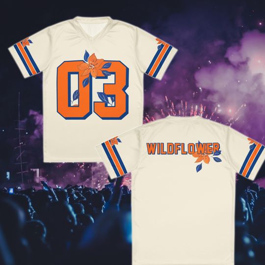 Wildflower Concert Outfit Football Jersey