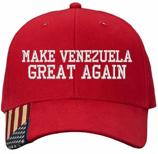 Make Venezuela Great Again Embroidered Adjustable or Fitted Ball Cap