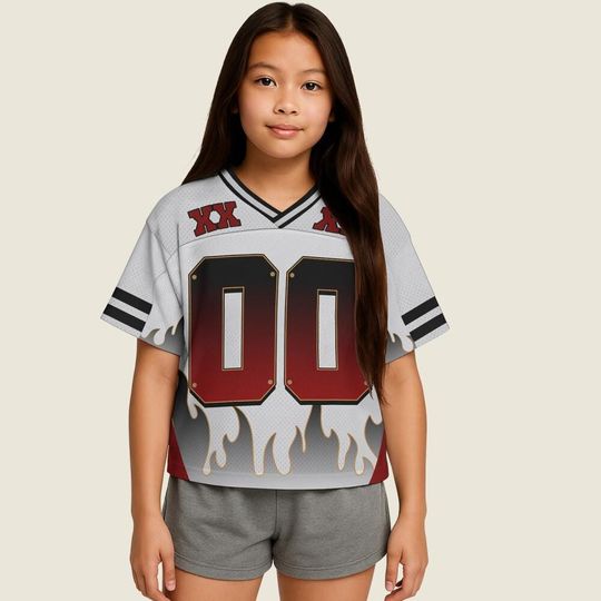 Chris Brown Breezy Bowl Customized Name And Number Fire Red Mesh Croptop Baseball Jersey