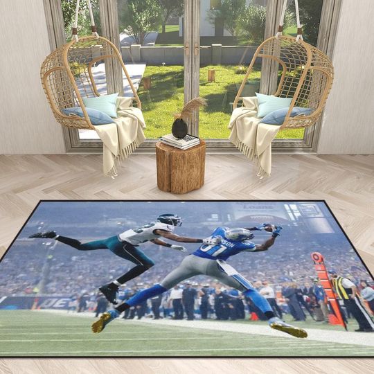 Customizable Action Sporting  Area Rug