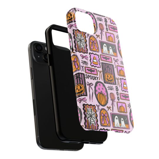Spooky Halloween Frames iPhone Case | Halloween iPhone Cases | Cute Halloween Phone Cases For Her