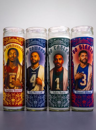 NY Giants - Russel Wilson Prayer Candle