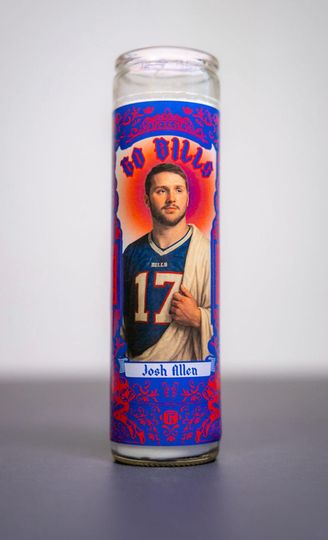 Buffalo Bills - Josh Allen Prayer Candle
