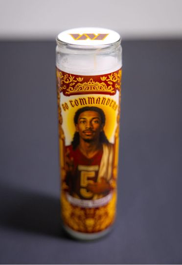 Washington Commanders - Jayden Daniels  Prayer Candle