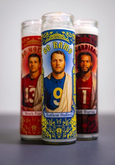 San Francisco 49ers - Brock Purdy Prayer Candle