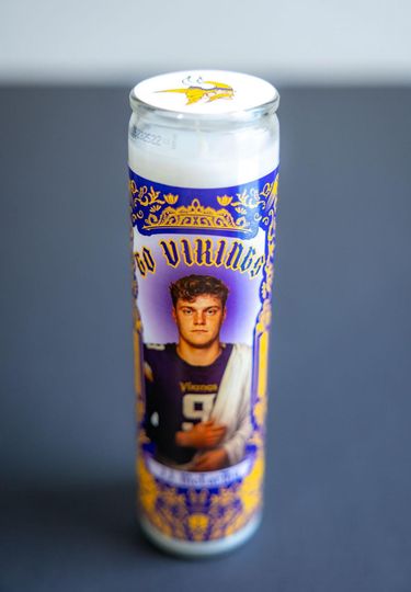 Minnesota Vikings - JJ McCarthy  Prayer Candle