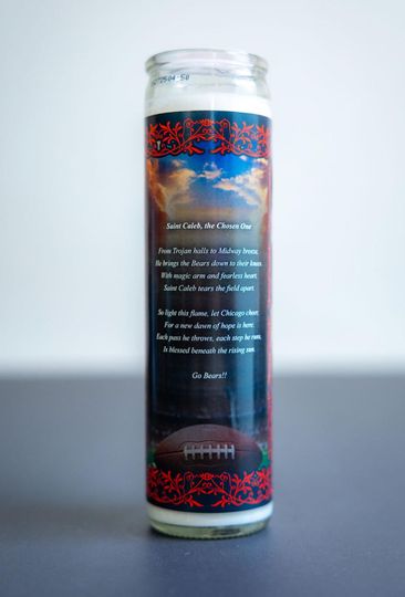 Chicago Bears - Caleb Williams Prayer Candle