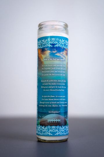 Miami Dolphins - Tua Tagovailoa Prayer Candle