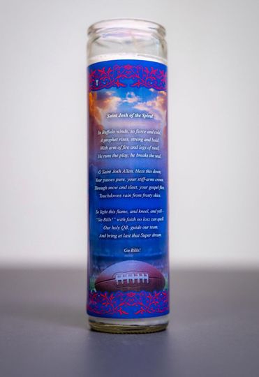 Buffalo Bills - Josh Allen Prayer Candle