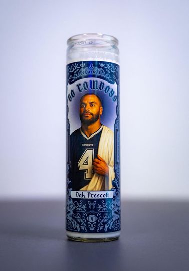 Dallas Cowboys - Dak Prescott Prayer Candle