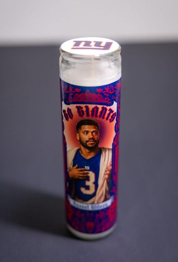 NY Giants - Russel Wilson Prayer Candle