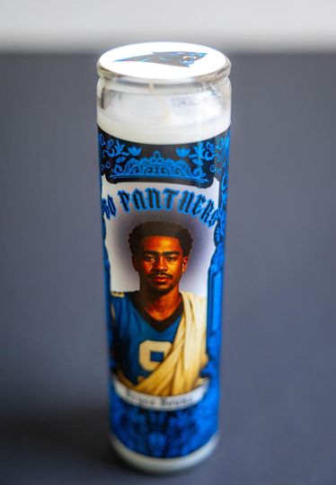 Carolina Panthers - Bryce Young Prayer Candle