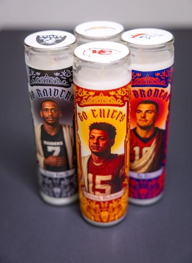 Denver Broncos - Bo Nix Prayer Candle