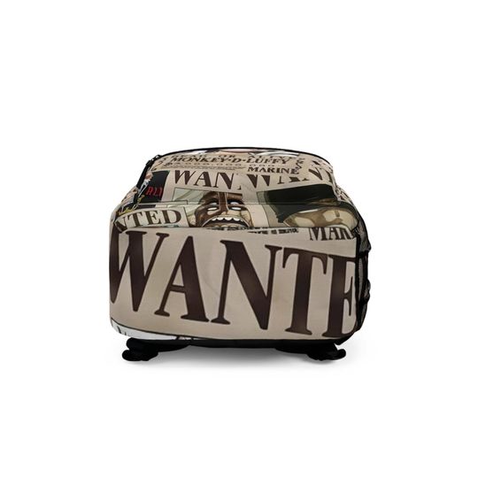 Anime Backpack, Large School Bag, Travel Backpack, Unique Bag, Gift for Anime Fans, One Piece Design