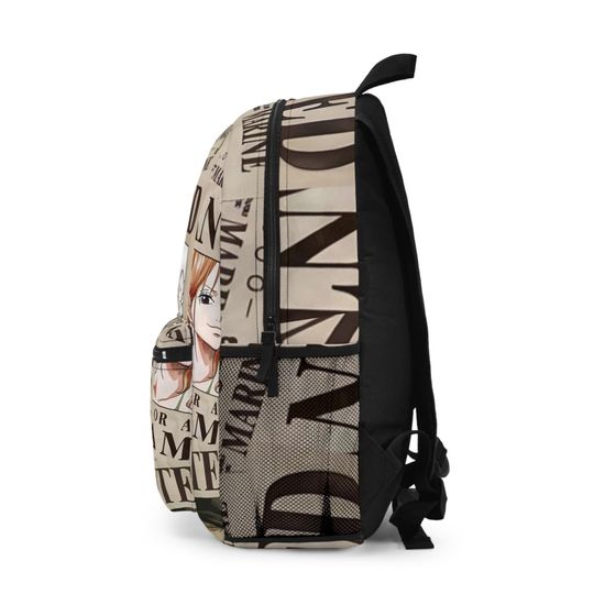 Anime Backpack, Large School Bag, Travel Backpack, Unique Bag, Gift for Anime Fans, One Piece Design