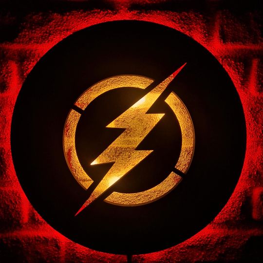 LED Lighted The Flash Sign, Stylish Wall Decor With Lights For Flash Fans, Illuminated Wall Art, Best Gift