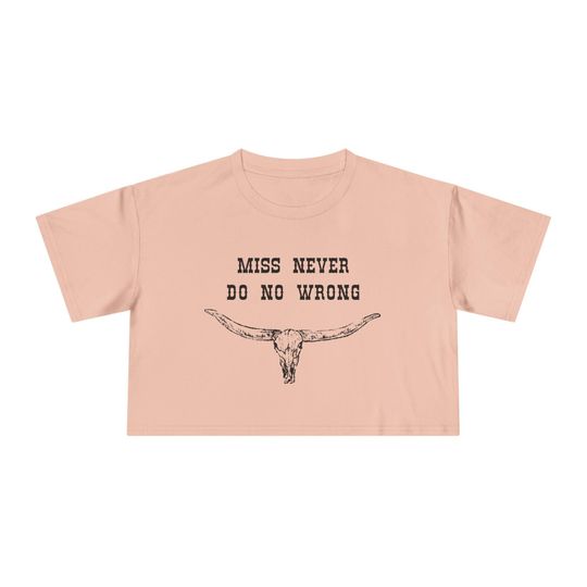 Wallen Western Crop Top: Longhorn Design, Country Concert Tee
