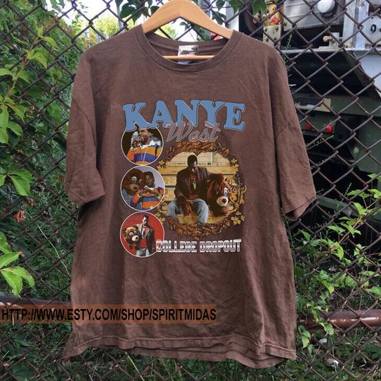 Vintage Kanye West College Dropout Shirt , Kanye West T-shirt