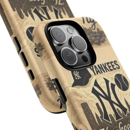 Yankees MagSafe Phone Case: Durable New York Baseball Gift