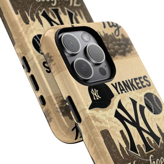 Yankees MagSafe Phone Case: Durable New York Baseball Gift
