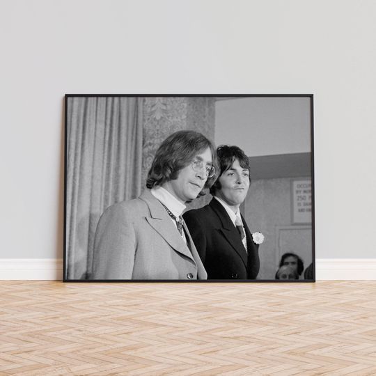 P mccartney Posters / P mccartney Black and White Wall Art, Album Cover Poster, Home Decor, Photography Prints, The Beatles