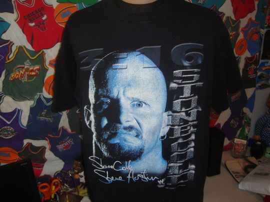 Vintage 1998 Stone Cold Steve Austin 3:16 Big Face 90's T-Shirt