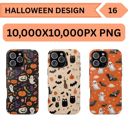 Halloween Pattern Design, Phone case and pillow  Design , Phone case