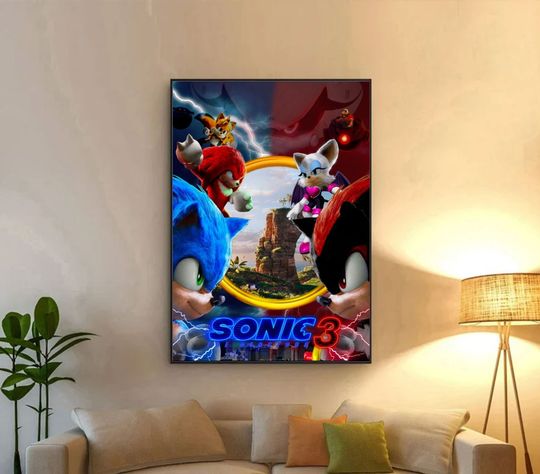 Sonic The Hedgehog 3 Poster