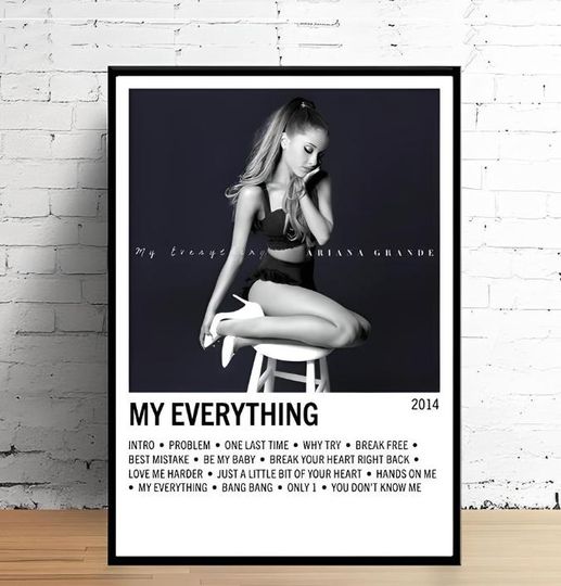 Ariana My Everything Album Cover Poster