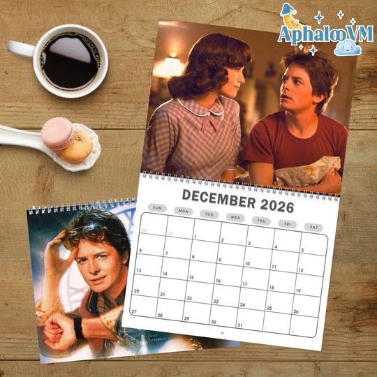 Back to the Future 1985 Wall Calendar | Wall Calendar 2026 | Back to the Future Movie