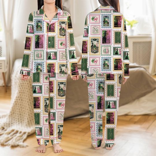 Wicked Changed For Good PajamasWicked Glinda and Elphaba Pjs  Disneyland Wicked Pajamas Set
