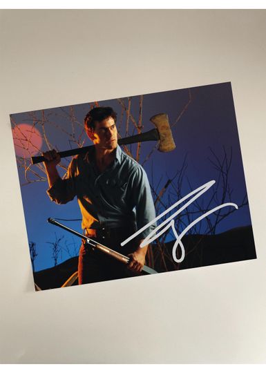 Bruce Campbell  Cult Classic Evil Dead Reprint Autograph Poster