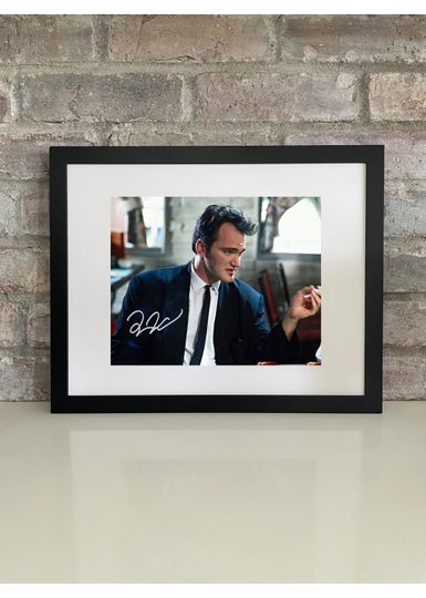 Quentin Tarantino Director Poster Photo with Reprint Autograph