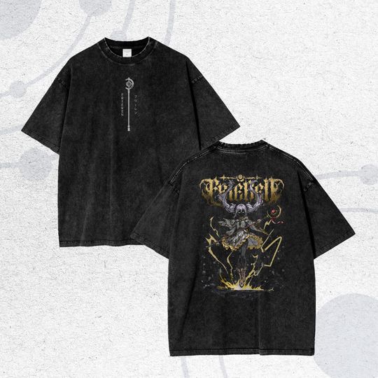 Frieren Anime T-Shirt, Cottagecore Elfcore Style