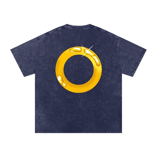 Acid Wash Sonic the Hedgehog Oversized T-Shirt