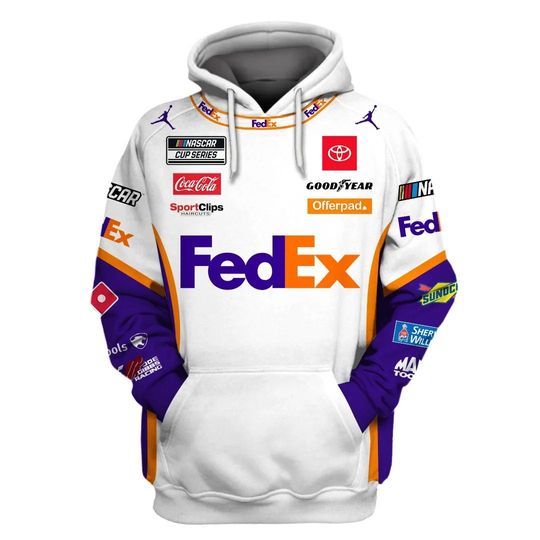 Hamlin FedEx Racing Team 3D Hoodie Shirts