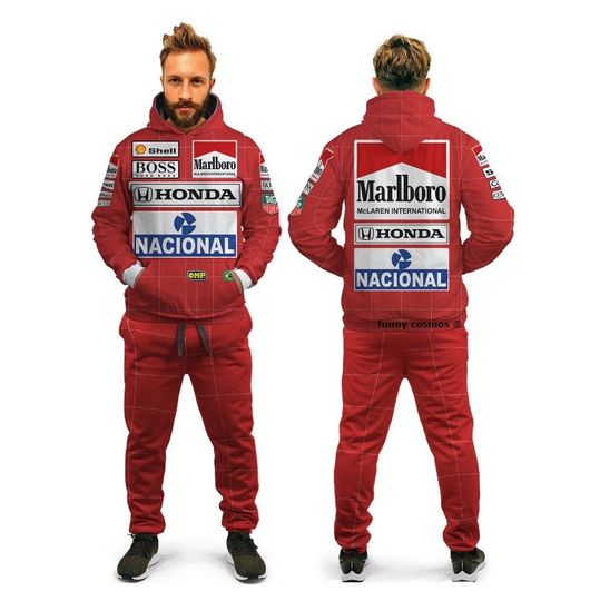 Just Zip Hoodie Ayrton Senna 3D Hoodie