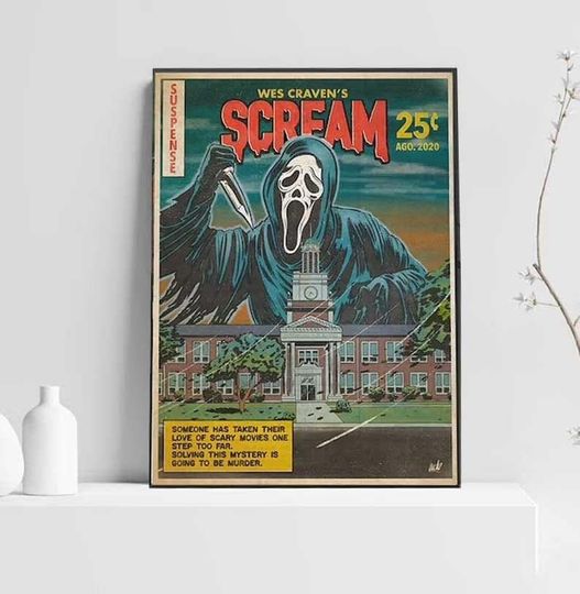 Scream Movie Retro Poster