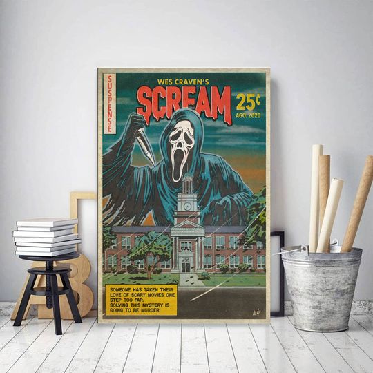 Scream Movie Retro Poster