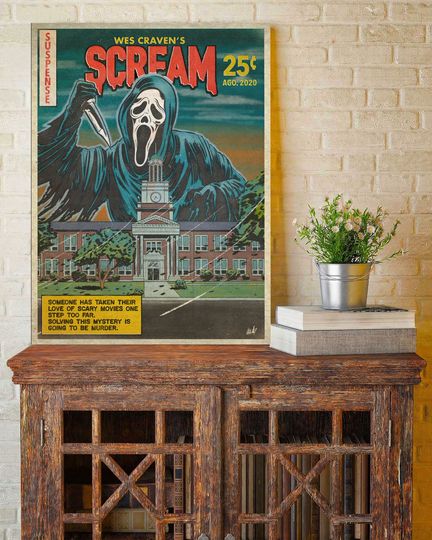 Scream Movie Retro Poster