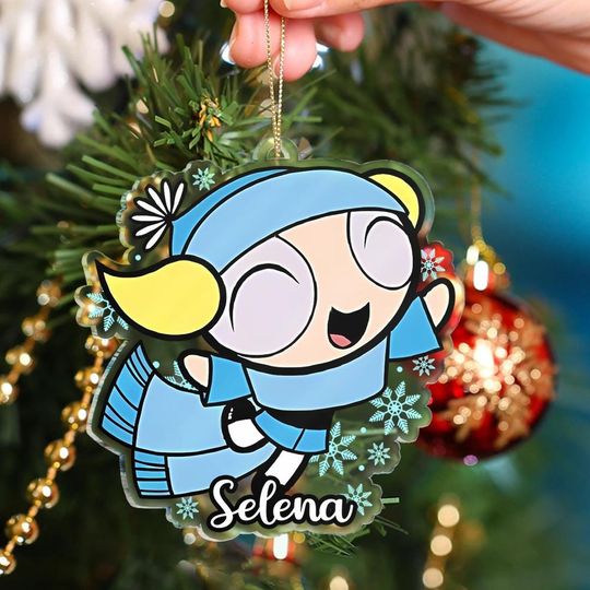 Personalized Bubbles Christmas Ornament , Custom Christmas Bubbles Ornament, Christmas Bubbles Ornament, Christmas Decor