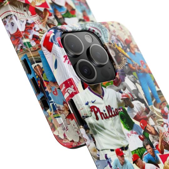 Philadelphia Phillies Collage iPhone Case | Baseball Fan Gift