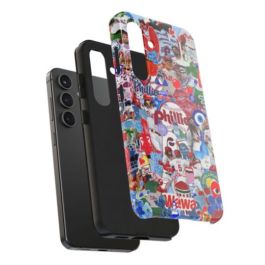 Phillies Collage iPhone Case | Trendy Baseball Phone Cover