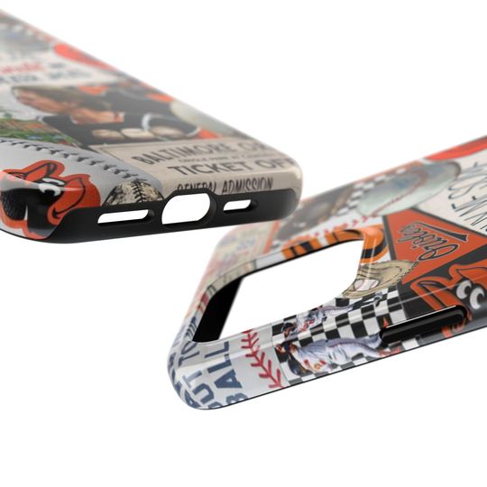 Vintage Baltimore Orioles iPhone Case | Baseball Collage