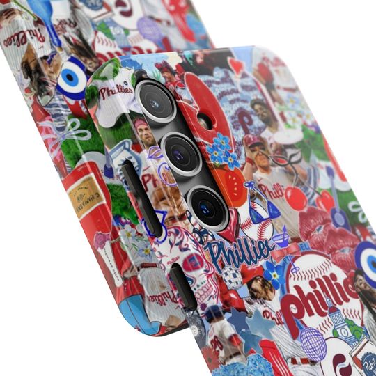 Phillies Collage iPhone Case | Trendy Baseball Phone Cover