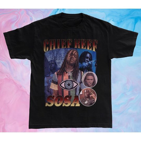 Chief Keef T-Shirt, Rapper Fandom Gift Shirt, Sosa Hip Hop Tee