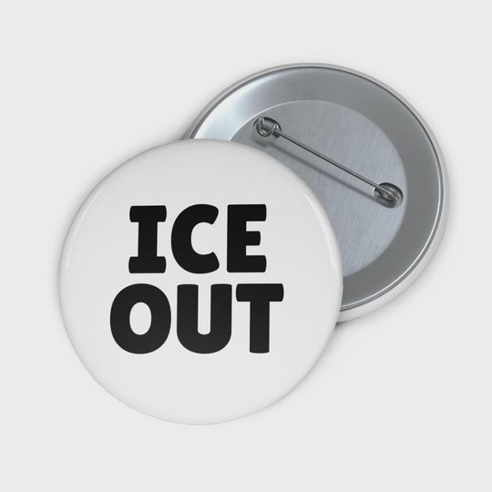 Be Good Pin, USA People Support Pin, Ice Out Pin Buttons