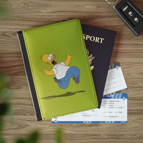 Homer Passport Cover